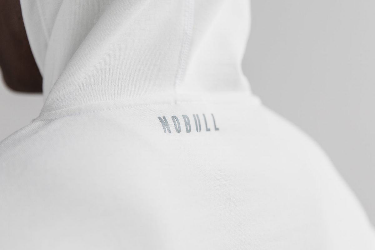 Nobull Crossfit® Women's Hoodie White | Australia (KP8541)